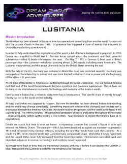 Lusitania Intro - Dream Flight Adventures