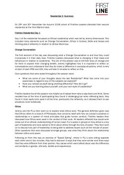 Residential 2- Summary On 29th and 30th November the Autumn