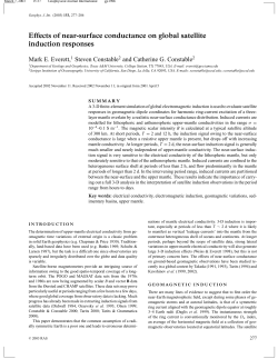Effects of near-surface conductance on global satellite induction