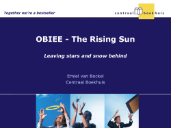 OBIEE The Rising Sun