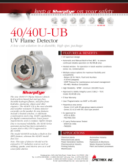 40/40U-UB - Spectrex Inc.