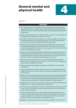 2012: Chapter 4, General mental and physical health []