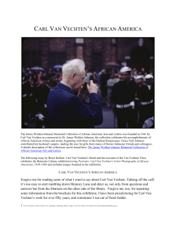 carl van vechten`s african america