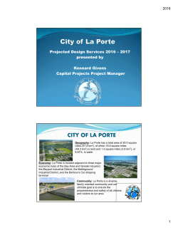 CITY OF LA PORTE
