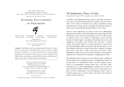 Stanford Encyclopedia of Philosophy