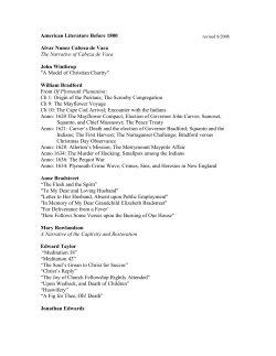 American Literature Before 1800