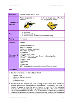 Hat - Kompetence pro život