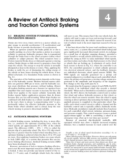 A Review of Antilock Braking and Traction Control Systems