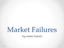 Market Failures