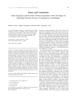 Notes and Comments - Prof. Daniel Oliveira Mesquita