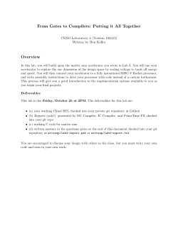 Lab 4: Putting It All Together - EECS: www