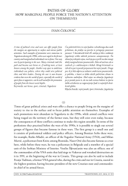 paths oF glorY - ZRC SAZU Publishing