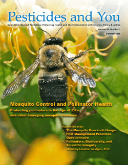 Summer 2016 - Beyond Pesticides