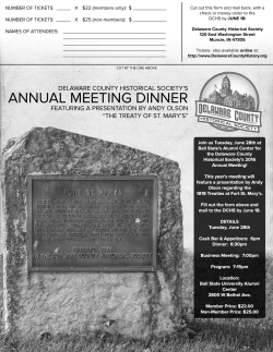 this form (click here) - Delaware County Historical Society