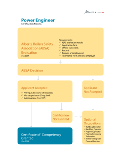 Power Engineer - Alberta, Canada