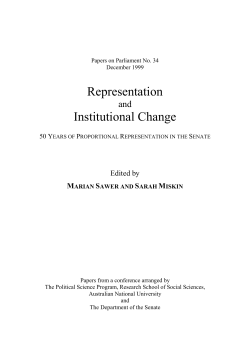 Papers on Parliament No. 34