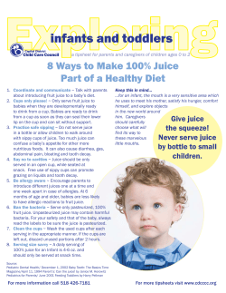 8 Ways to Make 100% Juice Part of a Healthy Diet