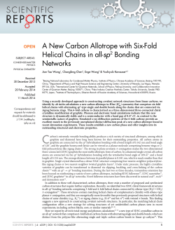 A New Carbon Allotrope with Six-Fold Helical Chains in all
