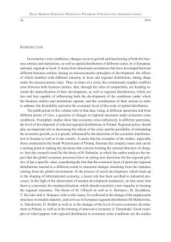 In economic crisis conditions, changes occur in growth and