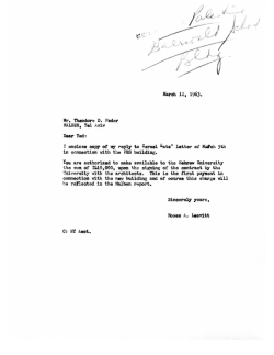 Maroh 12, 1963. Mr. Theodore D. Feder MAL3EN, Tel *viv Dear Ted