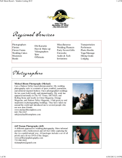 Photographers Florists Flower Farms Wedding