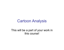 Cartoon Analysis PPT PDF