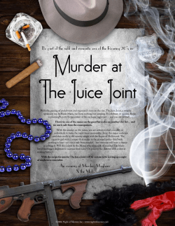 the Murder at The Juice Joint preview file