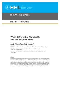 Weak differential marginality and the Shapley value
