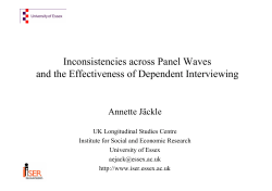 2 - Institute for Social and Economic Research