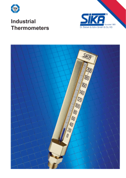 SIKA Thermometers
