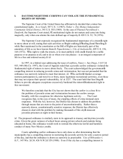 The Rights of Minors, their Parents, and the 4th - CAPE-NM