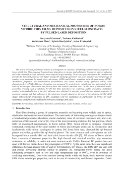 structural and mechanical properties of boron nitride thin films