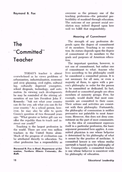 "Committed" Teacher