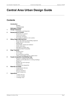 Central Area Urban Design Guide