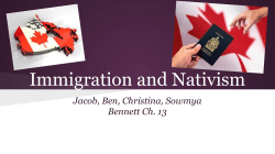 Immigration and Nativism