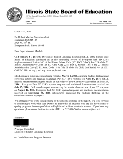 161024-Evergreen-Park-CAP - Illinois State Board of Education