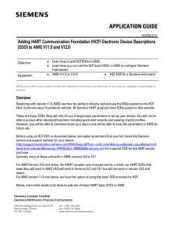 Adding HART Communication Foundation (HCF)