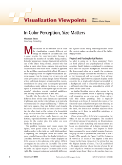 In Color Perception, Size Matters