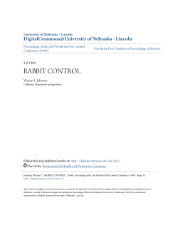 rabbit control - DigitalCommons@University of Nebraska