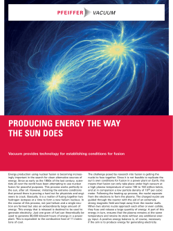 producing energy the way the sun does