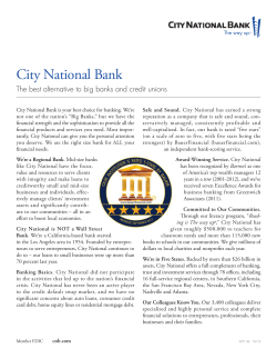 City National Bank