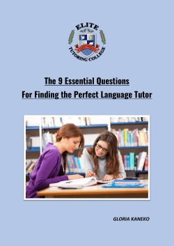 Finding the Perfect Language Tutor