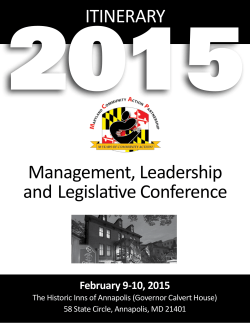 2015 Management, Leadership and Legislative Conference