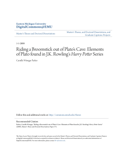 Riding a Broomstick out of Plato`s Cave