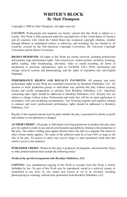 writer`s block - Brooklyn Publishers