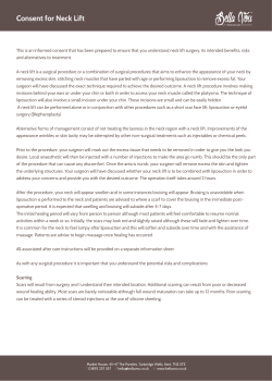 Consent for Neck Lift