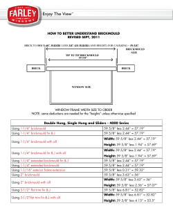 HOW TO BETTER UNDERSTAND BRICKMOULD