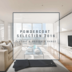 Classic Powdercoat Range