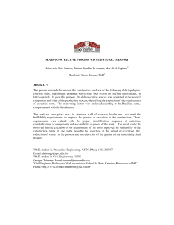 SLABS CONSTRUCTIVE PROCESS FOR STRUCTURAL MASONRY