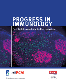 progress in immunology
